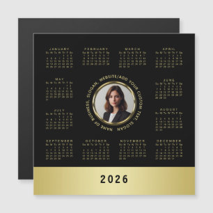 Zwart & goud ontwerp, Logo of foto in gouden cirke