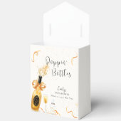 Zwart Goud Poppin Flessen Champagne Baby shower Bedankdoosjes (Open)