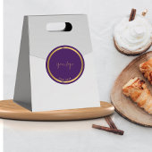 Zwart & goud premium chocolade business Sticker