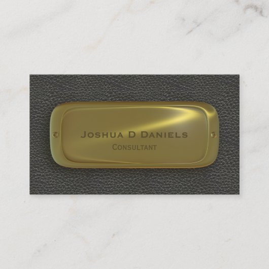 Zwart Goud Professioneel Consultant Visitekaartje (Voorkant)