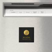 Zwart Goud Professioneel Makelaardij Zakelijk Magneet (Insitu (Vaatwasser))