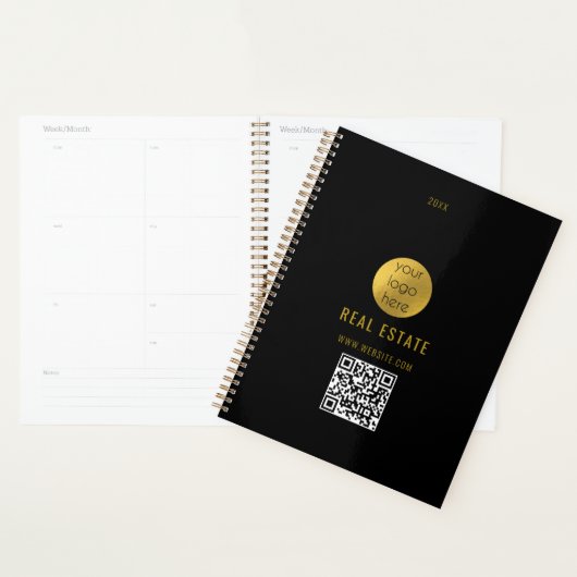 Zwart Goud Professioneel Makelaardij Zakelijk Planner (Display)