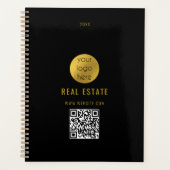 Zwart Goud Professioneel Makelaardij Zakelijk Planner (Voorkant)
