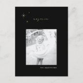 Zwart & Goud Radiant Joice Christmas Briefkaart (Voorkant)