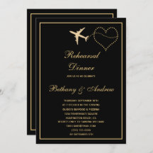 Zwart Goud Reizen Huwelijk repetitie Diner