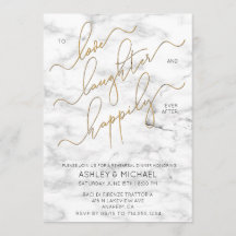 Zwart Goud Script Marmeren Repetitie Diner Uitnodi