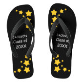 Zwart & Goud Senior Class Teenslippers (Voetbed)