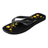 Zwart & Goud Senior Class Teenslippers (Schuin)