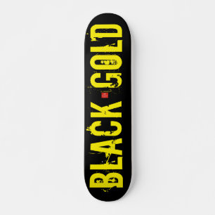 ZWART Goud Skateboard, 7¾" Deck Persoonlijk Skateboard