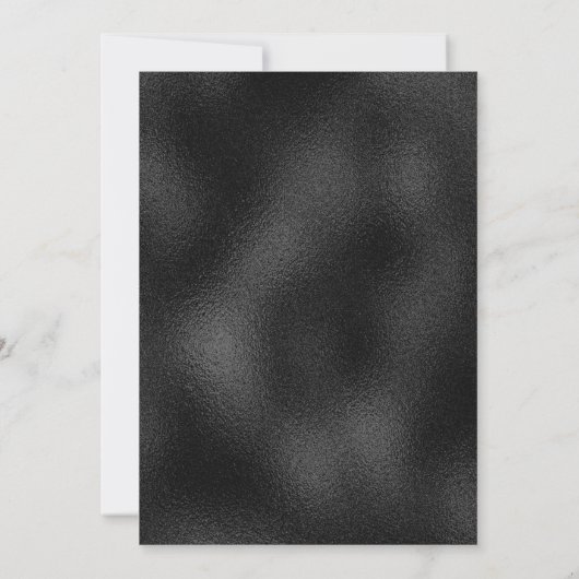 Zwart Goud Sneaker Bal Kaart (Achterkant)