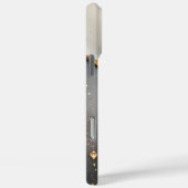 Zwart & Goud Sparkle Shield Case-Mate iPhone Case (Achterkant / Rechts)