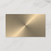 Zwart & Goud Stijlvol Script "Proost" Drink Ticket Informatiekaartje (Achterkant)