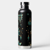 ZWART GOUD TEAL KERSTVERSIERINGEN WATERFLES (Rechts)