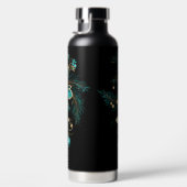 ZWART GOUD TURQUOISE KERSTVERSIERINGEN WATERFLES (Rechts)