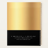 Zwart Goud Vastgoed Makelaar Huis Modern Planner (Achterkant)