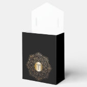Zwart Goud Verpleegster Afstuderen Caduceus Bedankdoosjes (Geopend)