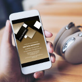 Zwart Goud Verrassing 75e Verjaardagsfeestje Kaart