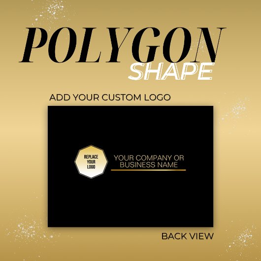 Zwart & Goud, voeg eigen Afbeelding toe aan SVG-ve Visitekaartje