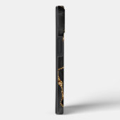 Zwart Goud Waterverf Agate Persoonlijk Case-Mate iPhone Case (Achterkant / Rechts)