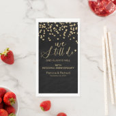 Zwart Goud We doen nog steeds bruiloft gelofte ver Servet (Insitu)