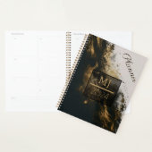 ZWART GOUD WIT ELEGANTE GLAMOUR GLITTER Planner (Display)