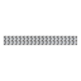 Zwart, goud & wit marmerprint grosgrain lint