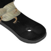 Zwart Goud Wit Pompoen Mijn Koken Show Monogram Snijplank (Hoek)