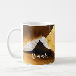 Zwart Goud Yoga Meditatie Instructeur Reiki Master Koffiemok