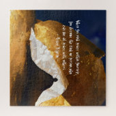 Zwart Goud Yoga Meditatie Instructeur Reiki Master Legpuzzel (Horizontaal)