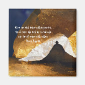 Zwart Goud Yoga Meditatie Instructeur Reiki Master Magneet (Voorkant)