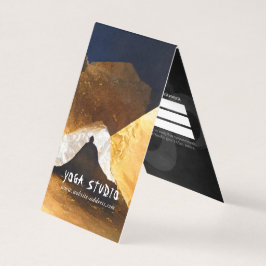 Zwart Goud Yoga Meditatie Instructeur Reiki Master Visitekaartje