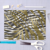 Zwart & Goud Zebraprint Safari Chic Glamour Tissuepapier (Craft)