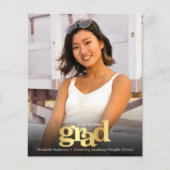 Zwart goudbudget foto's afstuderen vetgedrukte uit (Voorkant)