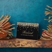 Zwart-gouddiamantjuwelen Fotoplaat (Zijkant)