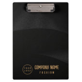 Zwart-goudelegant Klembord (Voorkant)