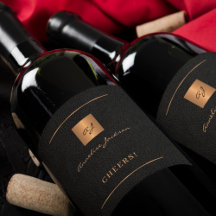 Zwart goudelegant modern gepersonaliseerd naamscri