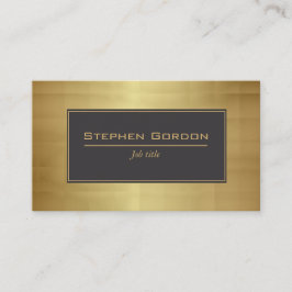 Zwart-goudelegant Visitekaartje