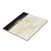 Zwart-goudelegantie Tegeltje (Zijkant)