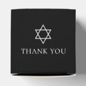 Zwart Gouden Agaat Bar Mitswa Kleine Partij Bedankdoosjes (Bovenkant)