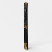 Zwart & Gouden Agaat Geode Case-Mate iPhone Case (Achterkant/links)