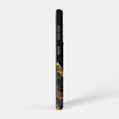 Zwart & Gouden Agaat Geode Monogram Samsung Galaxy Hoesje (Rechterkant)