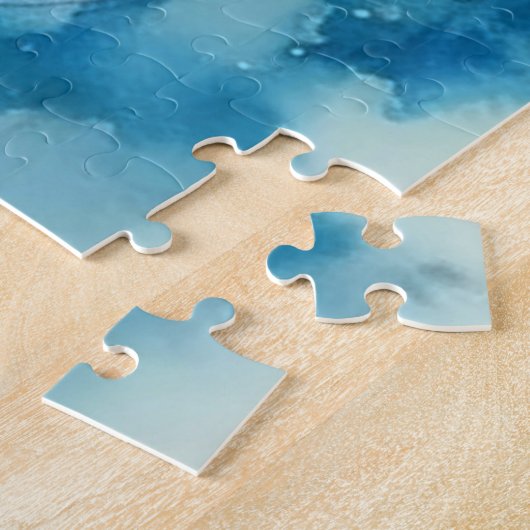 Zwart-gouden art Deco-ventilator Square Legpuzzel (Zijkant)