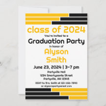 Zwart & Gouden Bars Één Foto Afstudeerder Partij