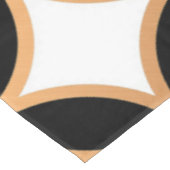 Zwart-gouden geometrisch tafelkleed (Gekanteld)