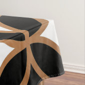 Zwart-gouden geometrisch tafelkleed (Voorbeeld)