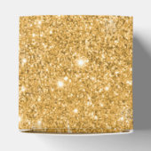 Zwart-gouden gevierdozen bedankdoosjes (Bovenkant)