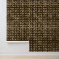 Zwart-gouden Grieks sleutelpatroon