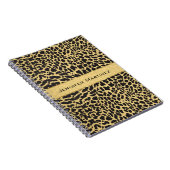 Zwart-gouden handpalm voor afdrukken notitieboek (Rechterzijde)