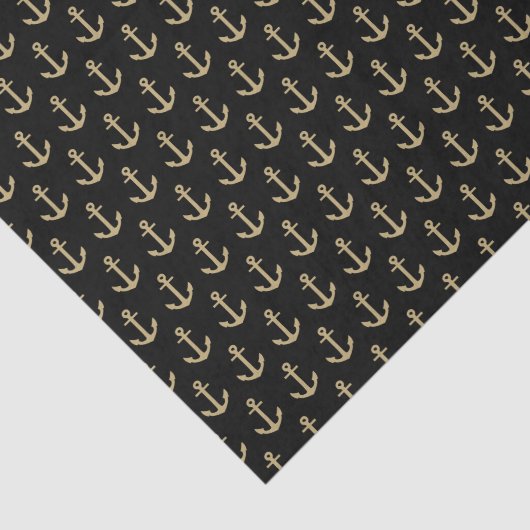 Zwart-gouden kleuren weg | Weefselpapier Tissuepapier (Detail)