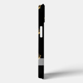 Zwart-gouden kroonpatroon Case-Mate iPhone case (Achterkant / Rechts)